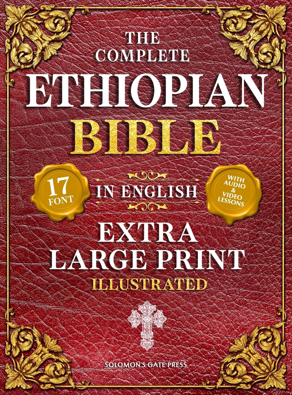 Cover: The Complete Ethiopian Bible, Extra Large Print, Illustrated, with 17 Font and Audio & Video Lessons badges
